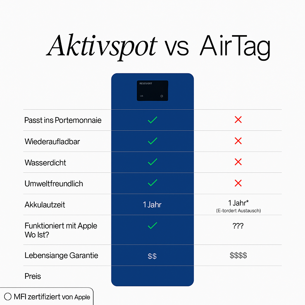 Aktivspot. Trackingkarte